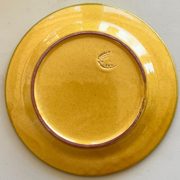 Terre Provence Hand-Painted 9” Salad Plate - Picture 2 of 2